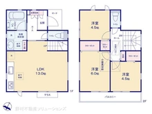 【東京都/日野市日野台】日野市日野台5丁目 新築一戸建て 間取り図