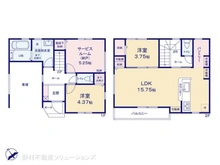 【東京都/羽村市小作台】羽村市小作台3丁目 新築一戸建て 間取り図