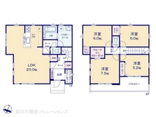 【東京都/八王子市小比企町】八王子市小比企町 新築一戸建て 間取り図