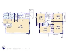 【東京都/八王子市小比企町】八王子市小比企町 新築一戸建て 間取り図