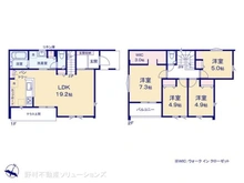 【東京都/八王子市山田町】八王子市山田町 新築一戸建て 間取り図