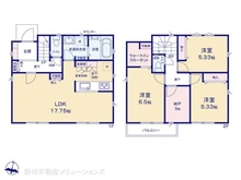 【東京都/武蔵村山市大南】武蔵村山市大南4丁目 新築一戸建て 間取り図