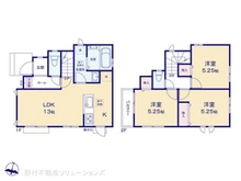 【東京都/武蔵村山市大南】武蔵村山市大南4丁目 新築一戸建て 間取り図