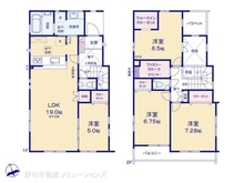 【東京都/日野市神明】日野市神明3丁目 新築一戸建て 間取り図