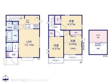 【東京都/立川市砂川町】立川市砂川町1丁目 新築一戸建て 間取り図