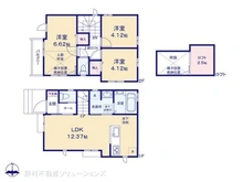 【東京都/立川市砂川町】立川市砂川町1丁目 新築一戸建て 間取り図