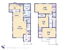 【東京都/昭島市松原町】昭島市松原町4丁目 新築一戸建て 間取り図