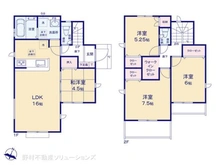 【東京都/日野市日野台】日野市日野台5丁目 新築一戸建て 間取り図
