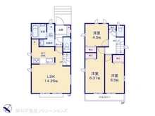 【東京都/日野市東平山】日野市東平山2丁目 新築一戸建て 間取り図