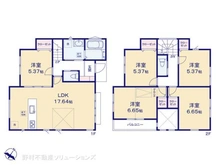 【東京都/日野市東豊田】日野市東豊田1丁目 新築一戸建て 間取り図
