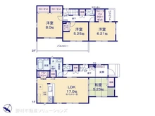 【東京都/羽村市緑ヶ丘】羽村市緑ヶ丘4丁目 新築一戸建て 間取り図