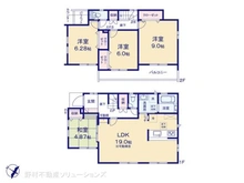 【東京都/羽村市緑ヶ丘】羽村市緑ヶ丘4丁目 新築一戸建て 間取り図