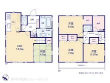 【東京都/羽村市緑ヶ丘】羽村市緑ヶ丘4丁目 新築一戸建て 間取り図