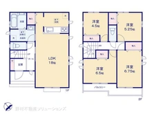 【東京都/昭島市田中町】昭島市田中町2丁目 新築一戸建て 間取り図