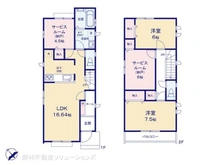 【東京都/昭島市田中町】昭島市田中町2丁目 新築一戸建て 間取り図