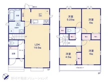 【東京都/昭島市田中町】昭島市田中町2丁目 新築一戸建て 間取り図