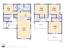 【東京都/東大和市芋窪】東大和市芋窪4丁目 新築一戸建て 間取り図