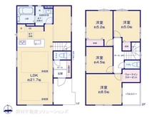 【東京都/八王子市本町】八王子市本町 新築一戸建て 間取り図