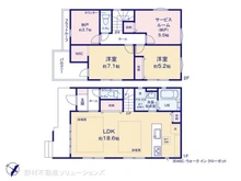 【東京都/日野市多摩平】日野市多摩平3丁目 新築一戸建て 間取り図