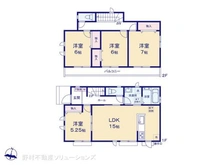【東京都/立川市砂川町】立川市砂川町6丁目 新築一戸建て 間取り図