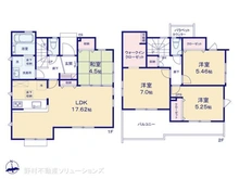 【東京都/日野市大字宮】日野市大字宮 新築一戸建て 間取り図
