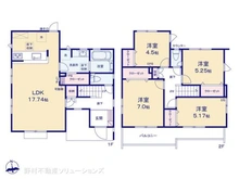 【東京都/日野市大字宮】日野市大字宮 新築一戸建て 間取り図