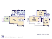 【東京都/日野市大字宮】日野市大字宮 新築一戸建て 間取り図