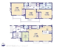 【東京都/日野市大字宮】日野市大字宮 新築一戸建て 間取り図