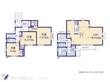 【東京都/八王子市大和田町】八王子市大和田町7丁目 新築一戸建て 間取り図