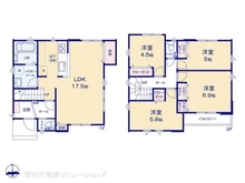【東京都/八王子市上野町】八王子市上野町 新築一戸建て 間取り図