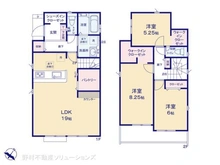 【東京都/羽村市羽加美】羽村市羽加美3丁目 新築一戸建て 間取り図