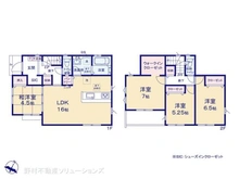 【東京都/羽村市羽加美】羽村市羽加美3丁目 新築一戸建て 間取り図