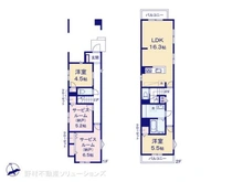 【東京都/日野市日野本町】日野市日野本町4丁目 新築一戸建て 間取り図