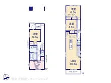 【東京都/日野市日野本町】日野市日野本町4丁目 新築一戸建て 間取り図