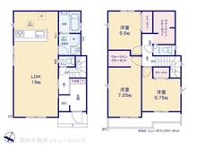 【東京都/羽村市羽加美】羽村市羽加美3丁目 新築一戸建て 間取り図
