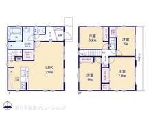 【東京都/八王子市子安町】八王子市子安町2丁目 新築一戸建て 間取り図