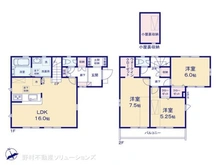 【東京都/昭島市朝日町】昭島市朝日町4丁目 新築一戸建て 間取り図