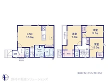 【東京都/八王子市片倉町】八王子市片倉町 新築一戸建て 間取り図