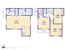 【東京都/八王子市片倉町】八王子市片倉町 新築一戸建て 間取り図