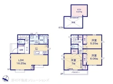 【東京都/立川市栄町】立川市栄町2丁目 新築一戸建て 間取り図