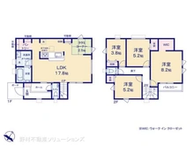 【東京都/羽村市羽加美】羽村市羽加美1丁目 新築一戸建て 間取り図