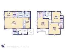 【東京都/羽村市羽加美】羽村市羽加美1丁目 新築一戸建て 間取り図