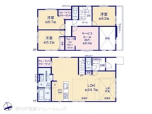 【東京都/八王子市台町】八王子市台町1丁目 新築一戸建て 間取り図