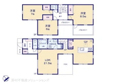 【東京都/八王子市山田町】八王子市山田町 新築一戸建て 間取り図