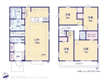 【東京都/日野市新町】日野市新町5丁目 新築一戸建て 間取り図