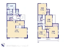 【東京都/八王子市長房町】八王子市長房町 新築一戸建て 間取り図