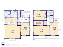 【東京都/八王子市上野町】八王子市上野町 新築一戸建て 間取り図
