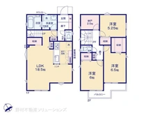 【東京都/羽村市羽加美】羽村市羽加美3丁目 中古一戸建て 間取り図
