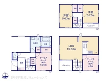【東京都/八王子市本町】八王子市本町 中古一戸建て 間取り図