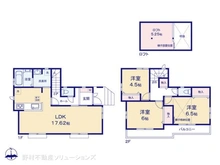 【東京都/日野市大坂上】日野市大坂上3丁目 新築一戸建て 間取り図